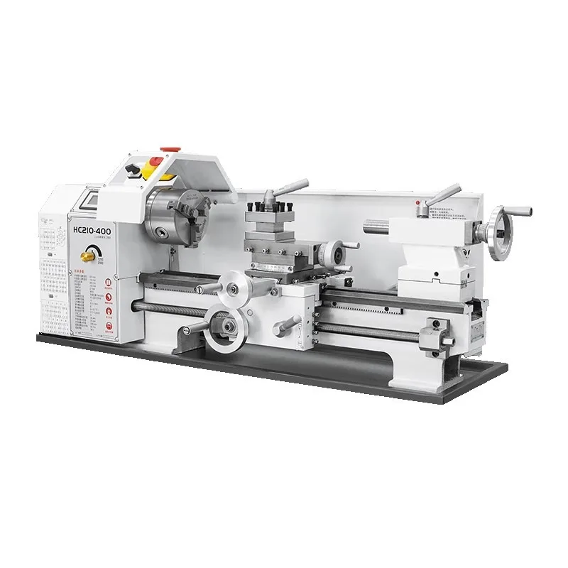 HC210 Bench Lathe, Industrial Small High Precision Lathe For Household Wood & Metal Processing