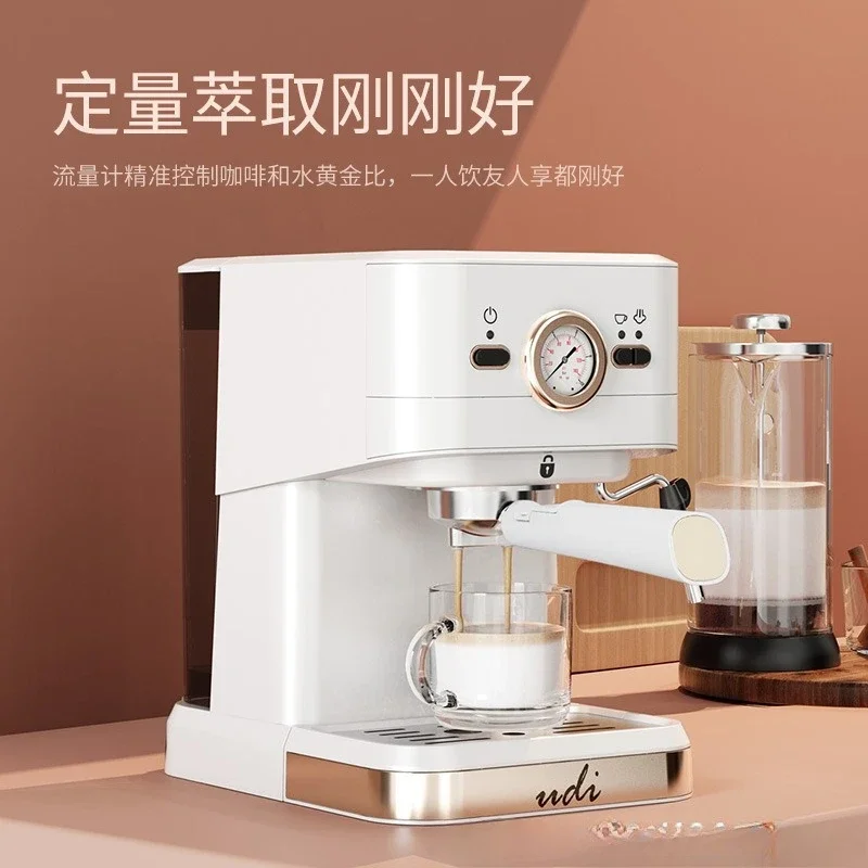 Máquina doméstica pequena automática multifuncional, extração de alta pressão, máquina italiana de espuma de leite concentrado