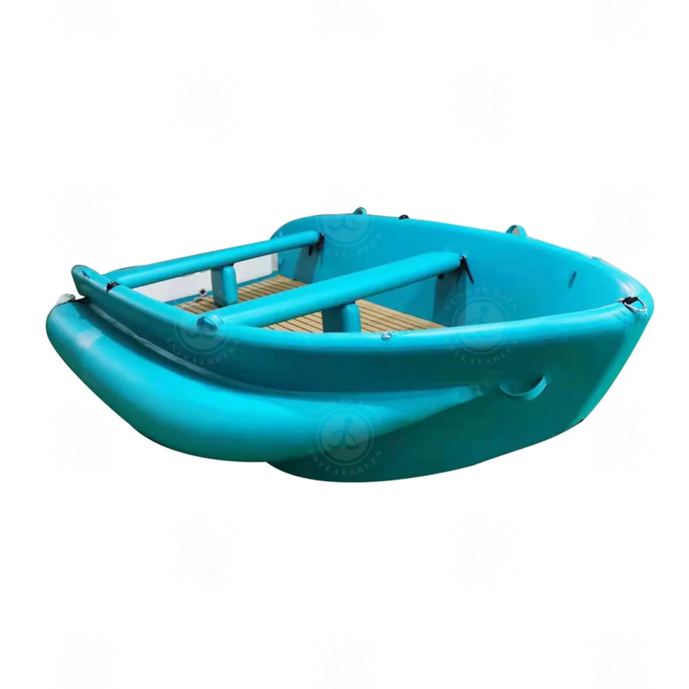 Commercial Mini Saltwater Drift Canoe Rubber Boat Inflatable Fishing Kayak Fishing Boat With Trolling Engine