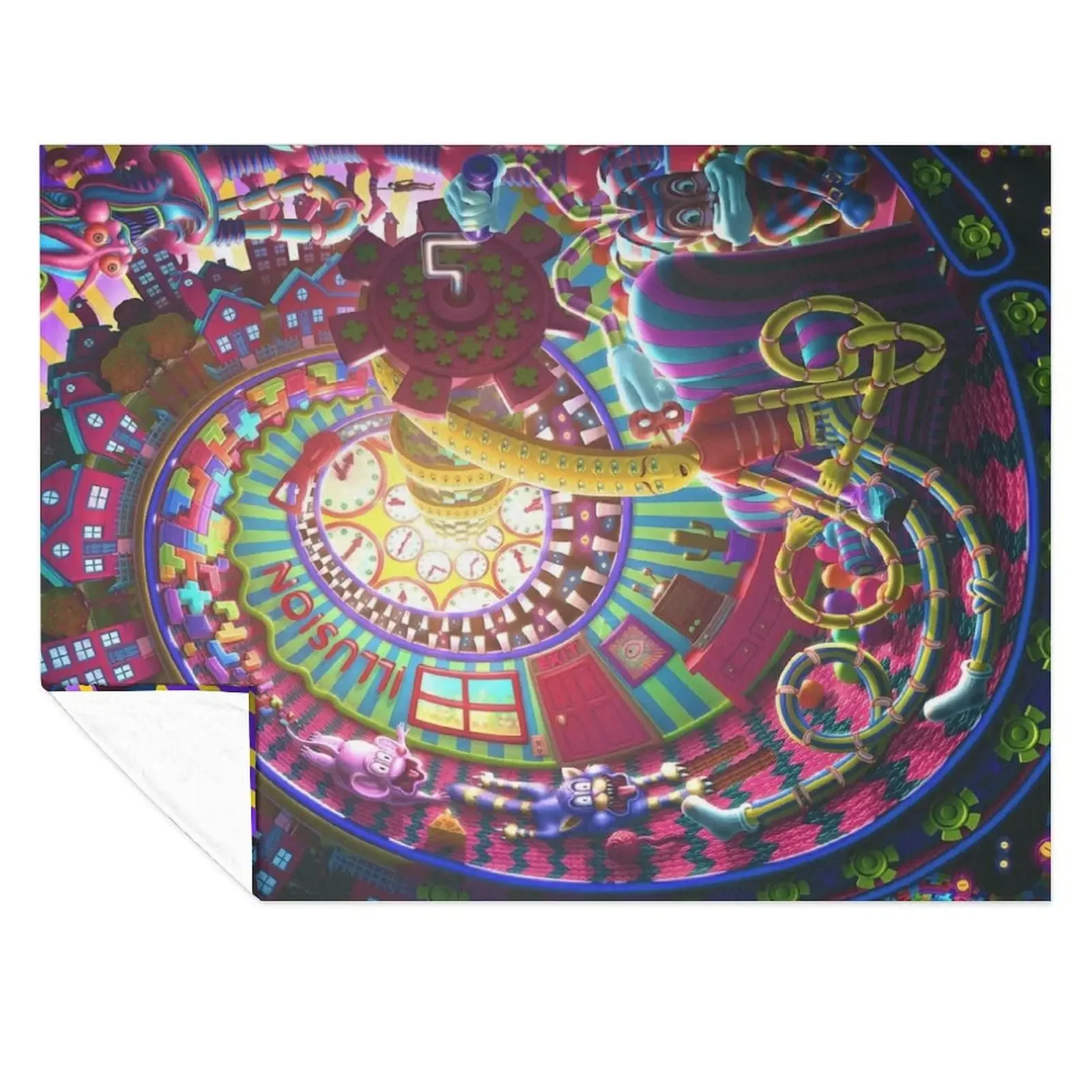 

Bend like us Throw Blanket Stuffeds Thermals For Travel Shaggy bed plaid Blankets