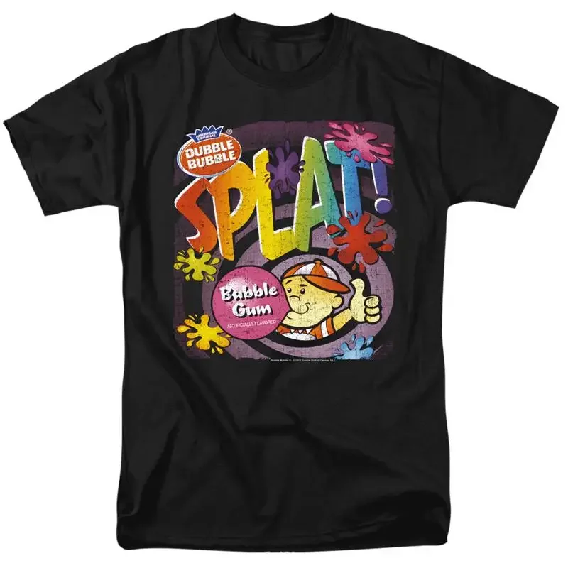 DUBBLE BUBBLE SPLAT GUM Licensed Adult Men's T Shirt SM 6XL