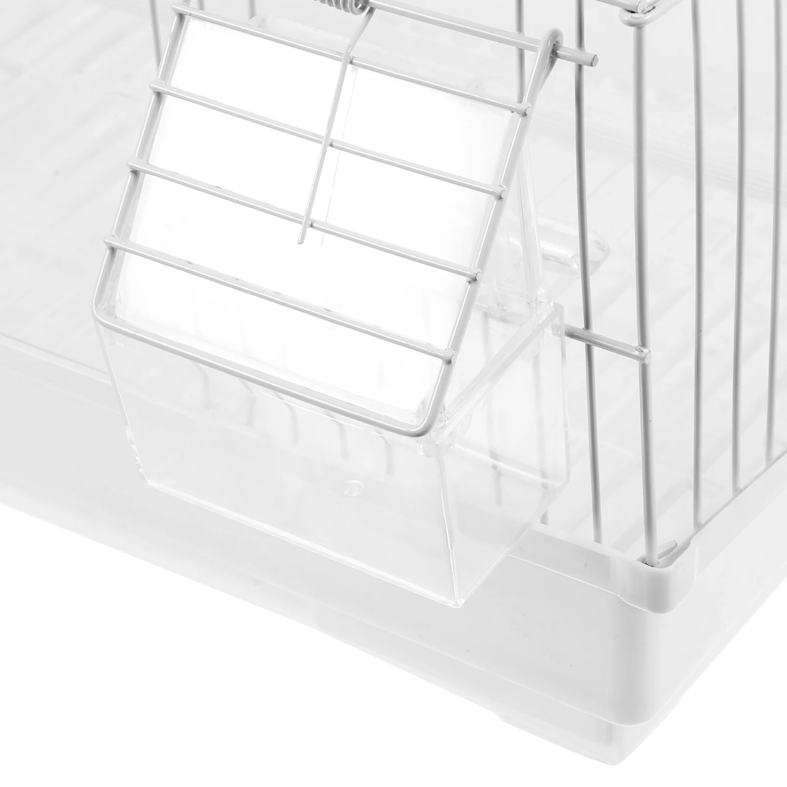 

1Set Metal Wire Bird Carrier Portable Parrot Cage Outdoor Travel Handheld Small Bird Carrying Cage Cages for Birds