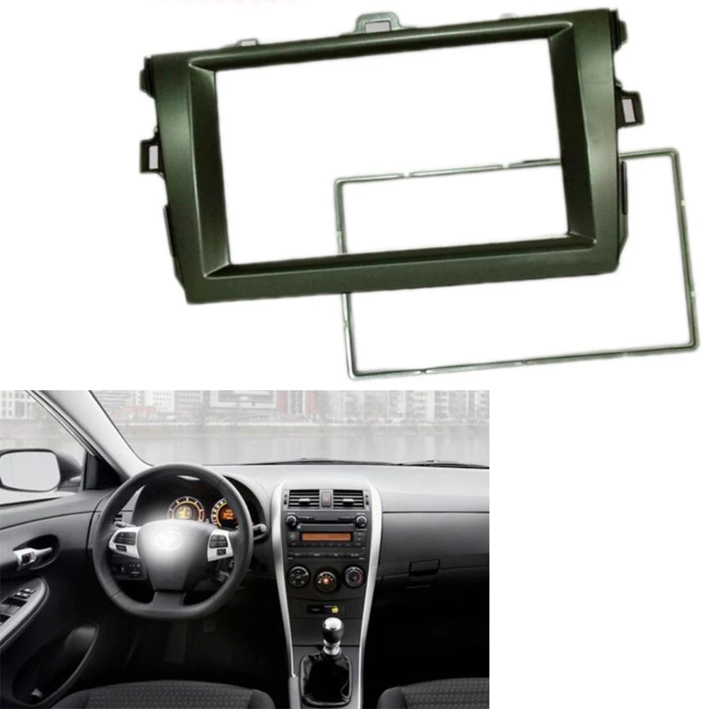 2DIN Car dash Radio Fascia for Toyota Corolla Autostereo Adapter CD Trim Panel Plate Fascia Frame In Dash Mount Kit