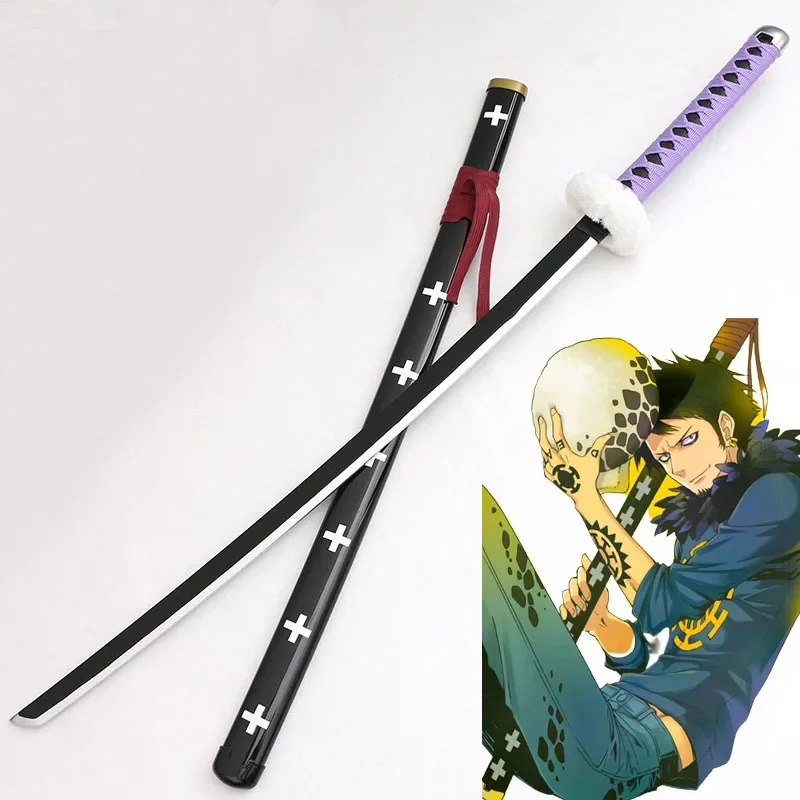 

Cosplay Anime Trafalgar Law Bamboo Assembled Sword Katana Role Playing Trafalgar D Water Law Weapon Model 104cm