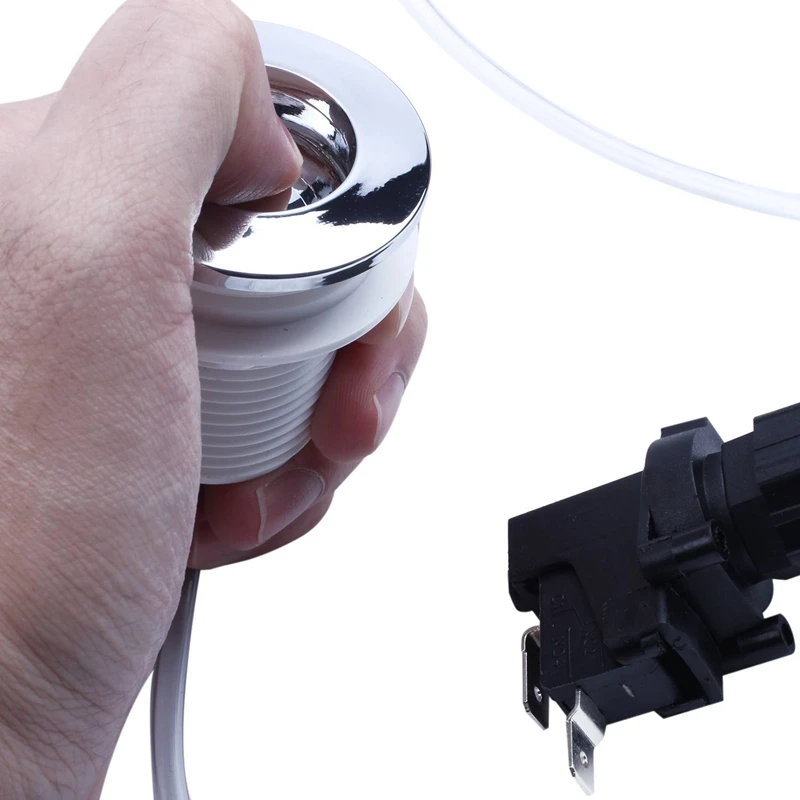 6X 16A On Off Push Button Switch Jetted Whirlpool Jet For Bath Tub Spa Garbage