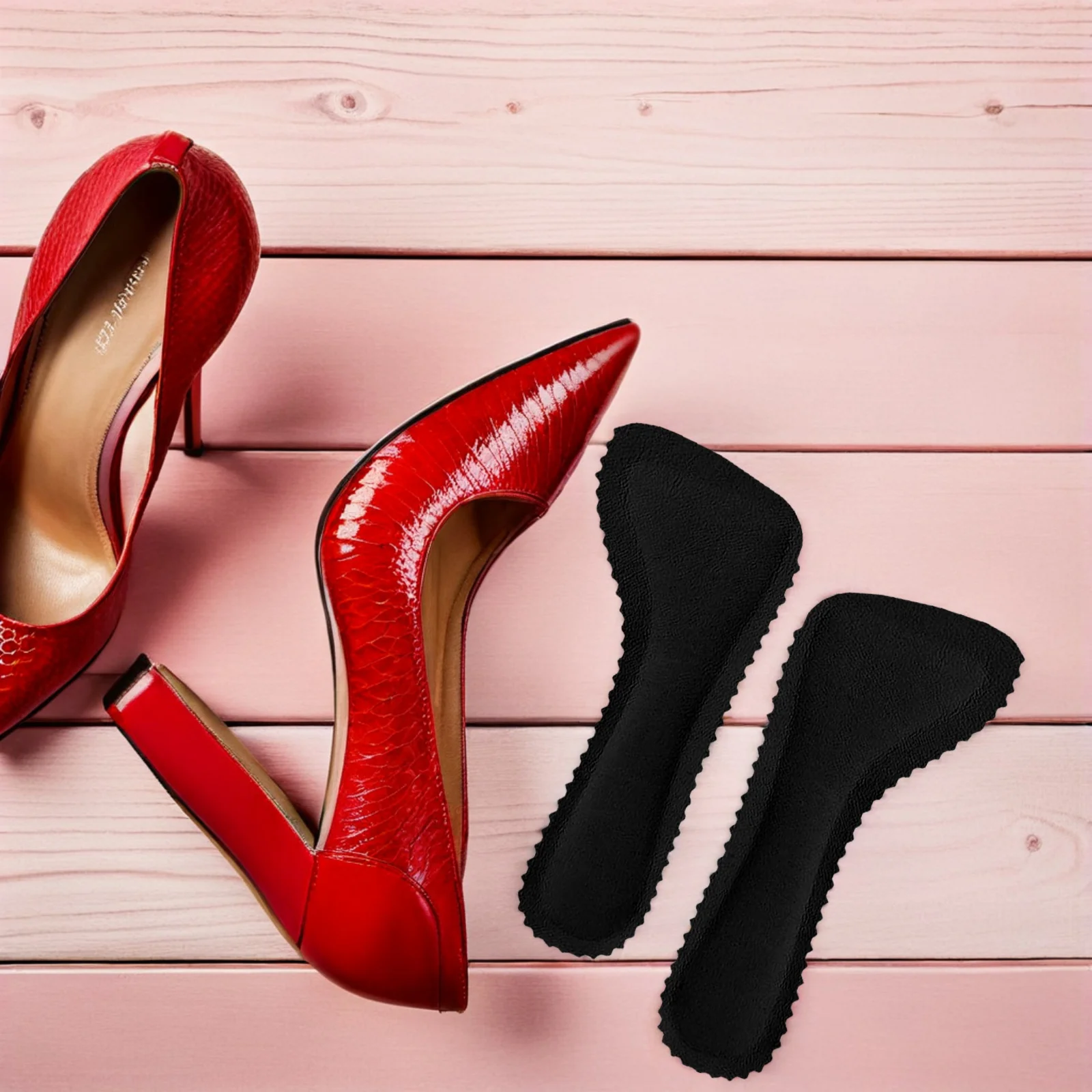 

3 Pairs High Heel Inserts Women Breathable Comfort Self Adhesive Pads Sandals Shoes Protective Insoles Wear Resistant Foot Care