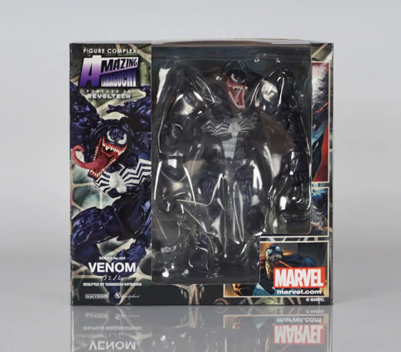 Venom Amazing Yamaguchi Legends Action Figure Joint mobile Change Face Statue Model da collezione Kids For Toy Gift