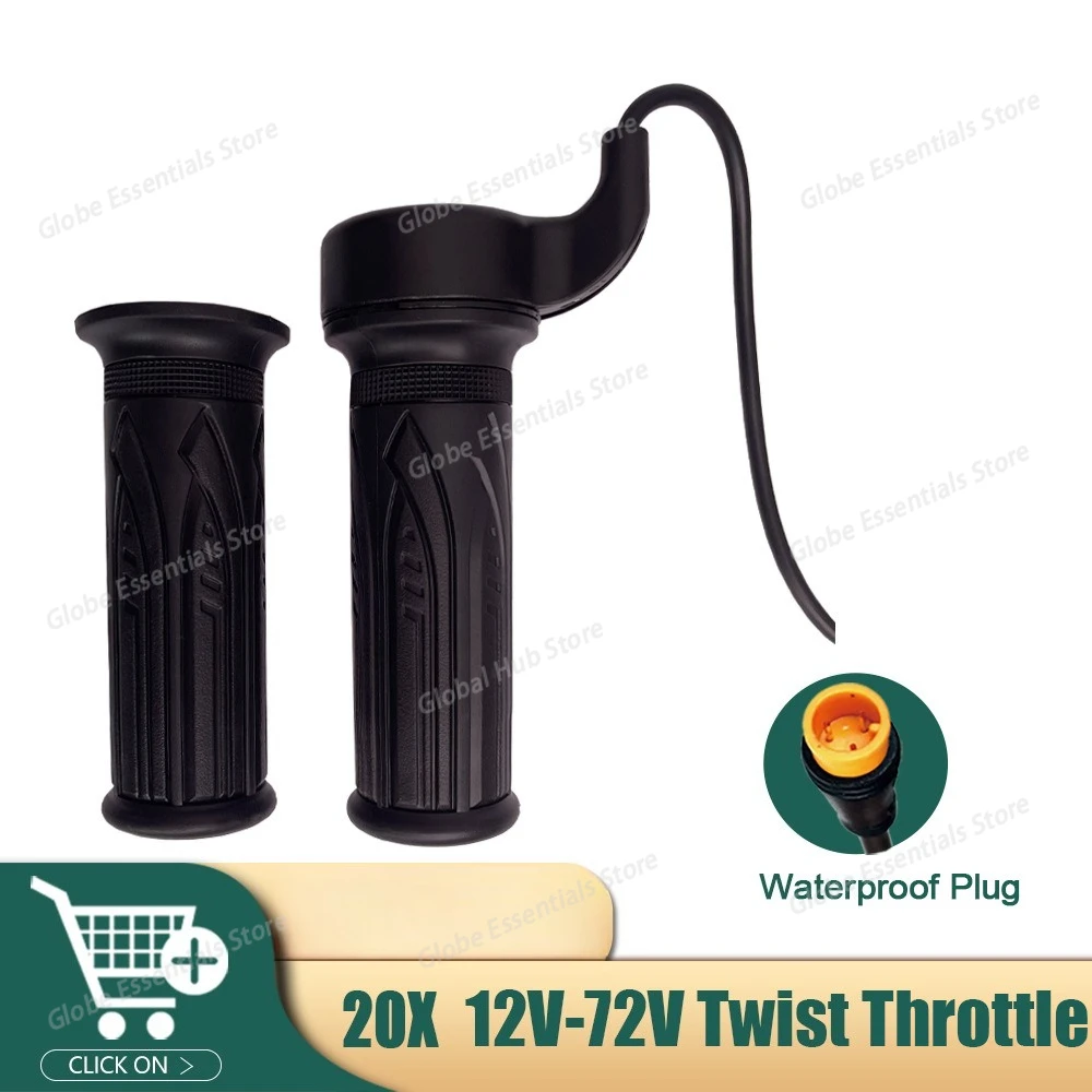 

Five-star 20X All-wheel Handle Throttle Waterproof Connector for Bicycle To Electric Scooter Conversion Accessories