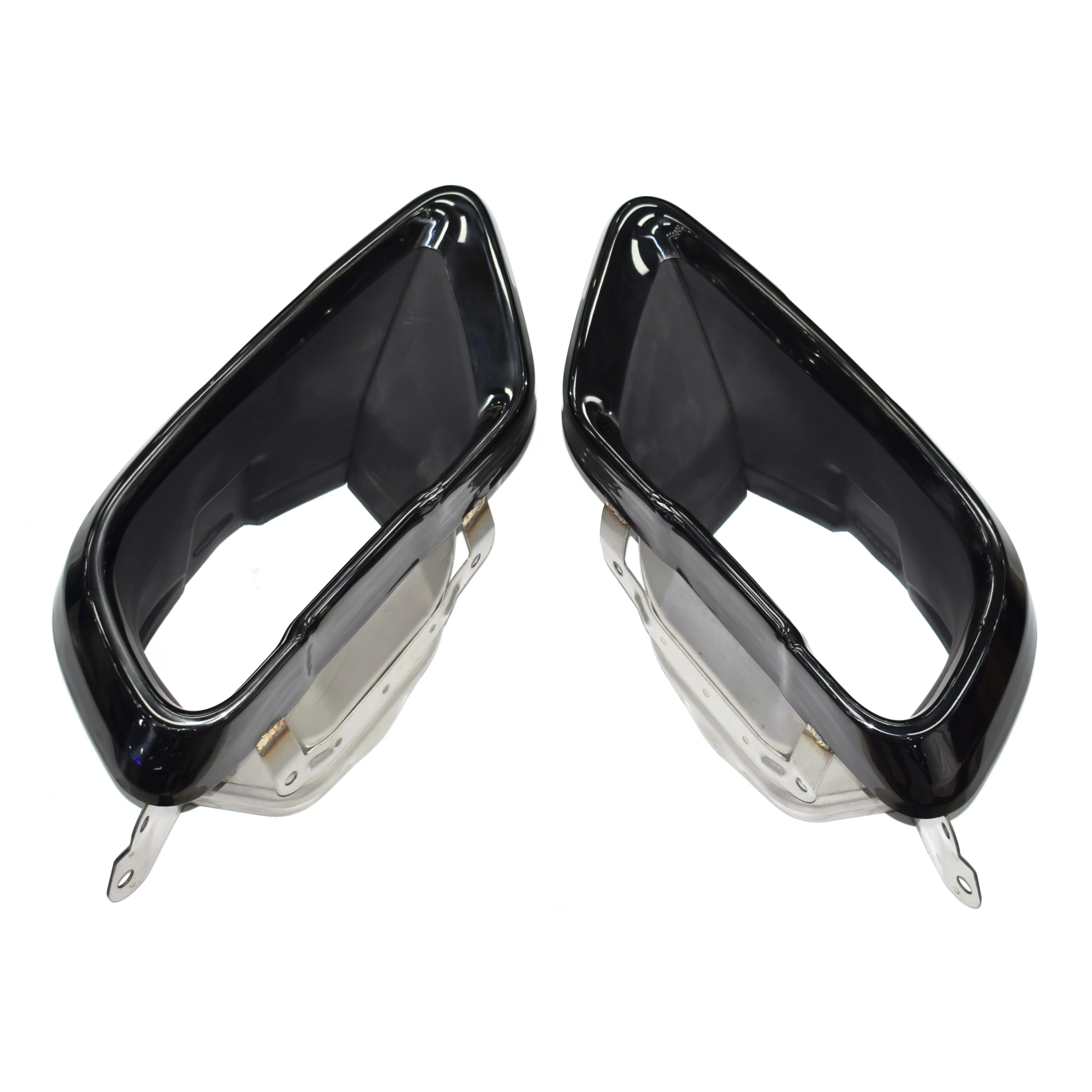 For DEX Exhaust Tips for 2020+ for X5 G05 X6 G06 X7 G07 Luxury Square Mouth Stainless Steel Black Exhaust Pipes Muffler Nozzle