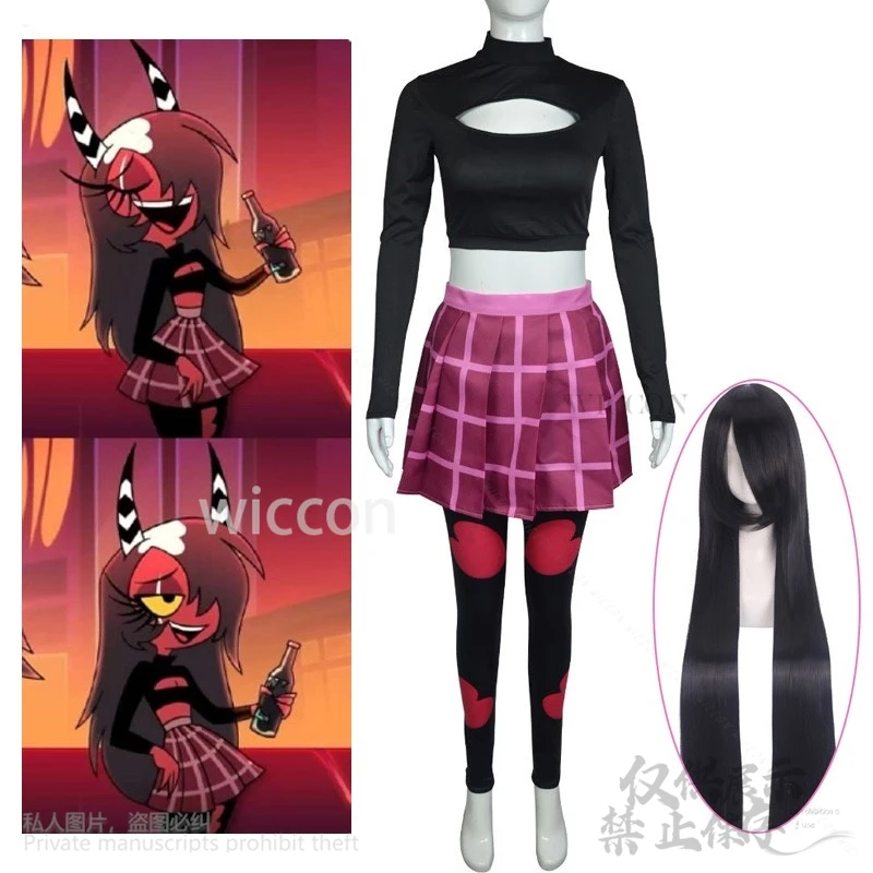 Anime Sallie May Cosplay Costumes pour femmes, perruques de dessin animé, ensemble de robe en Y, tenues Lolita, olympiques d'Halloween