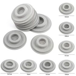 Tablero de cuentas flocado para fabricación de joyas, herramienta de medición gris para pulsera artesanal, accesorios, organizador, 1 piezas, 13-20cm