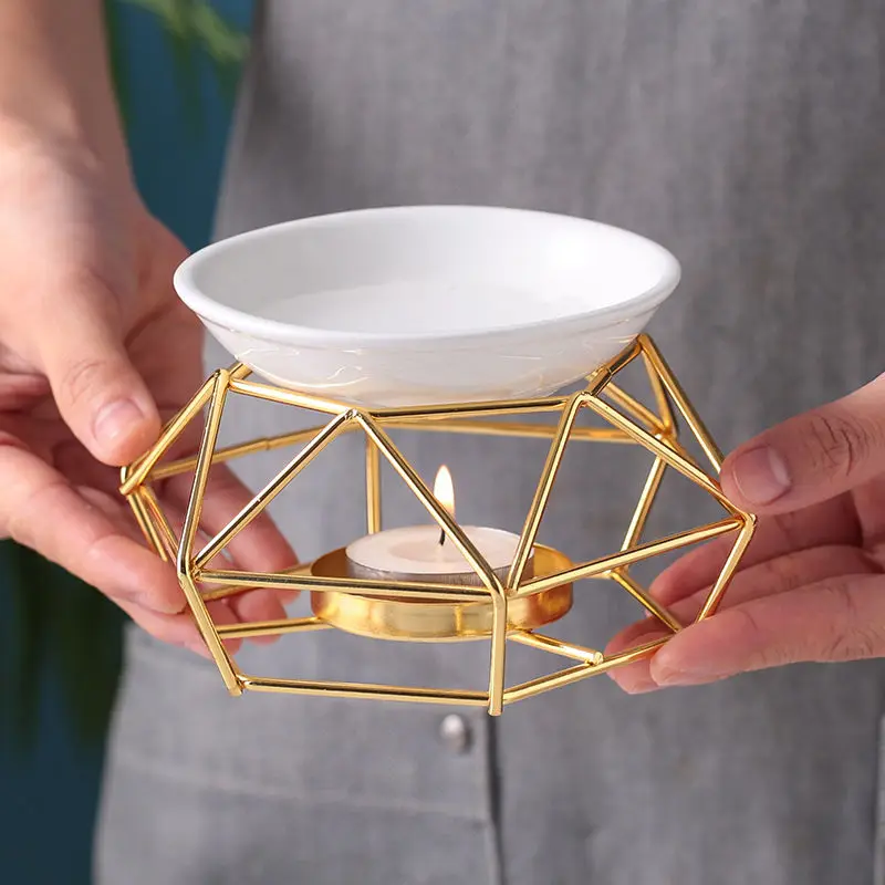 50ml Bird's Nest Tealight Candle Holder & Essential Oil Diffuser Aroma Warmer Stylish Design for Home Decor Wax Melt