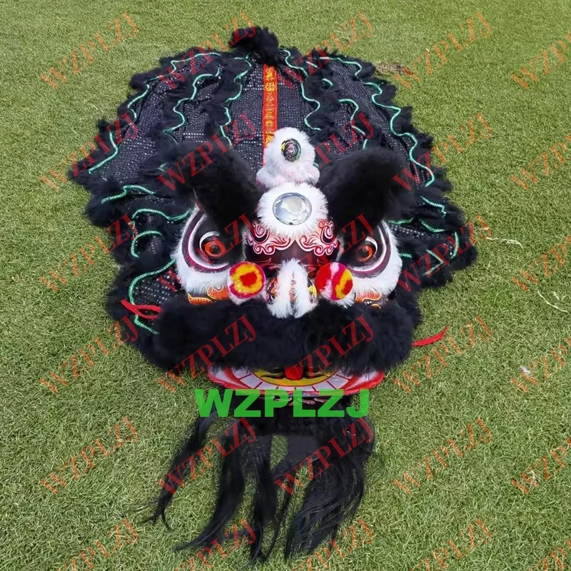 B​link Lion Dance Costume 10-15 Age Child Student Play Game Party Halloween Sport Christmas Parade Folk Event Stage Mascot China