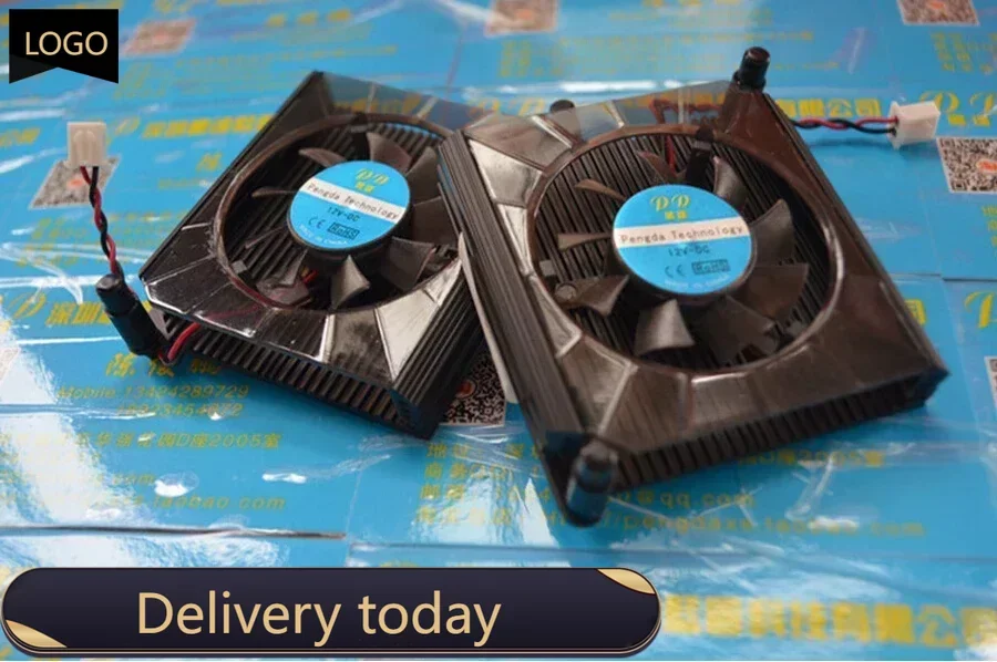 5pcs NEW  60MM 6cm  fan 60*58*13MM DC12V 0.08A  Graphics card fan with heat sink 2pin