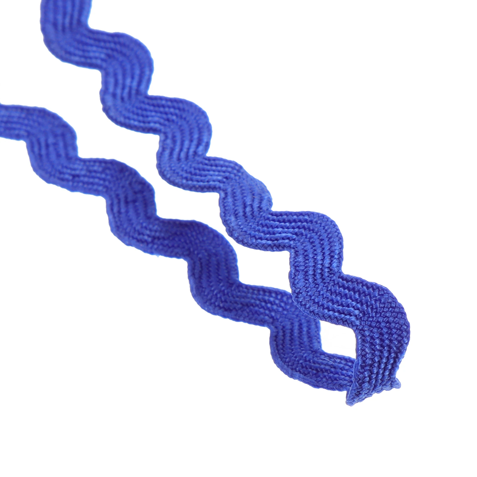 

2 PCS Ribbon for Dressmaking Wave Trim Sewing Bending Gift Curtain Decoration Fringe Polyester Ribbons Crafting Decorative