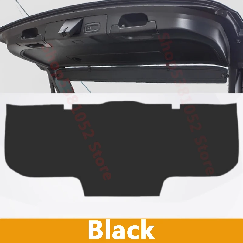 

For Volvo XC60 2018-2024 Car Rear Trunk Tailgate Protection Pad Trunk PU Leather Pad Sticker Cover Accessories