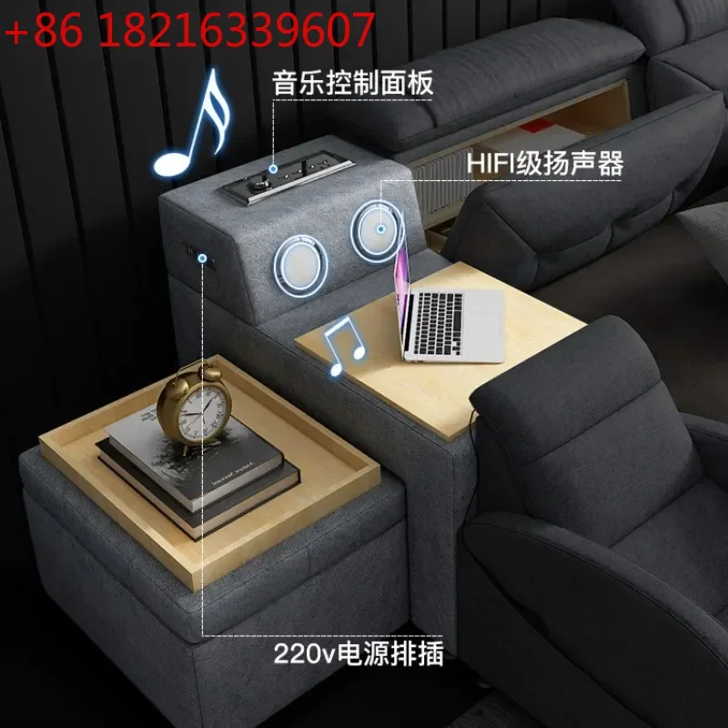 YAO Modern Simple Fabric Bed Large Double Bed for Master Bedroom Functional Massage Tatami Style Wedding Bed Technology Cloth