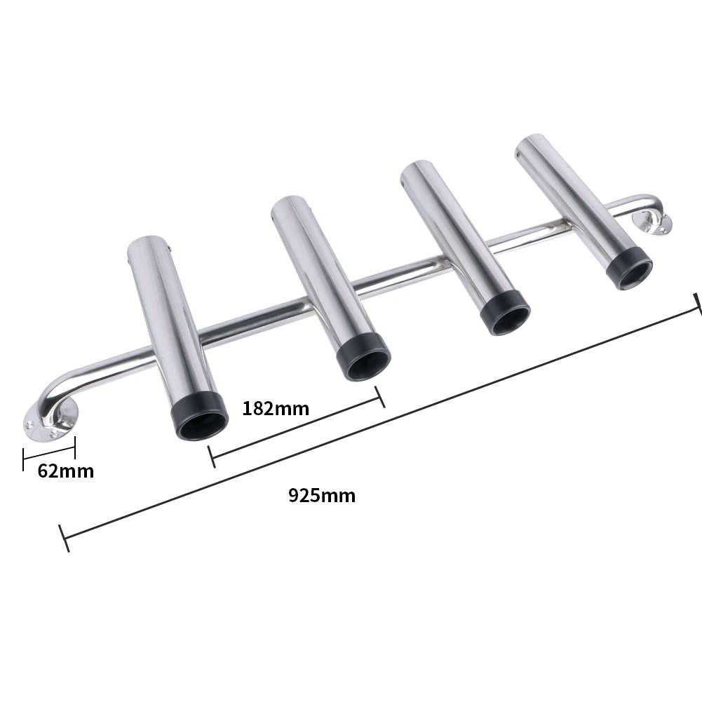 304 Stainless Steel Fishing Rod Holder Tube Rocket Launcher Boat Outfitting Rod Holders Boat Marine Superb