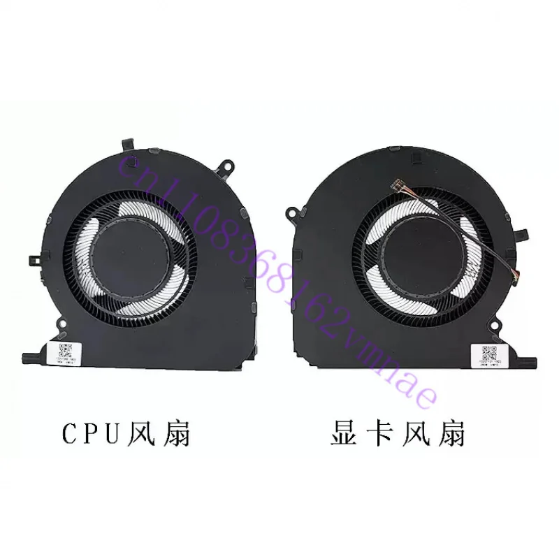 Laptop CPU GPU Cooling Fan For  Razer Blade 14 2021 RZ09-0370 Ryzen 9 5900HX RTX 3070 RTX 3080