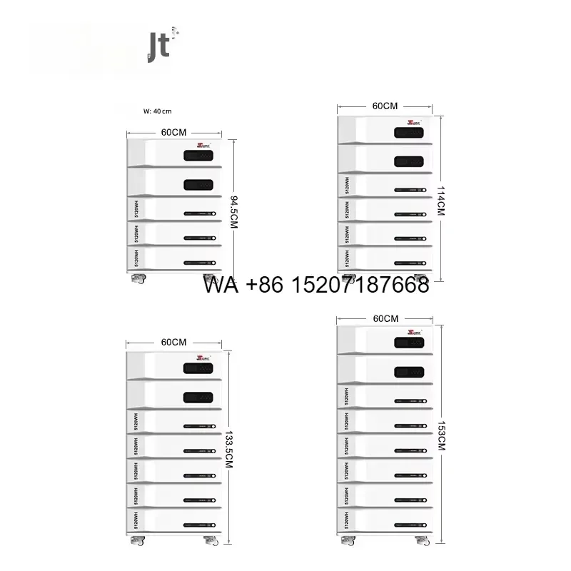 Wmwmnu for 1530 kWh All-in-one Lithium Ion Energy Storage Inverter System Stackable 51.2V Off-grid Photovoltaic