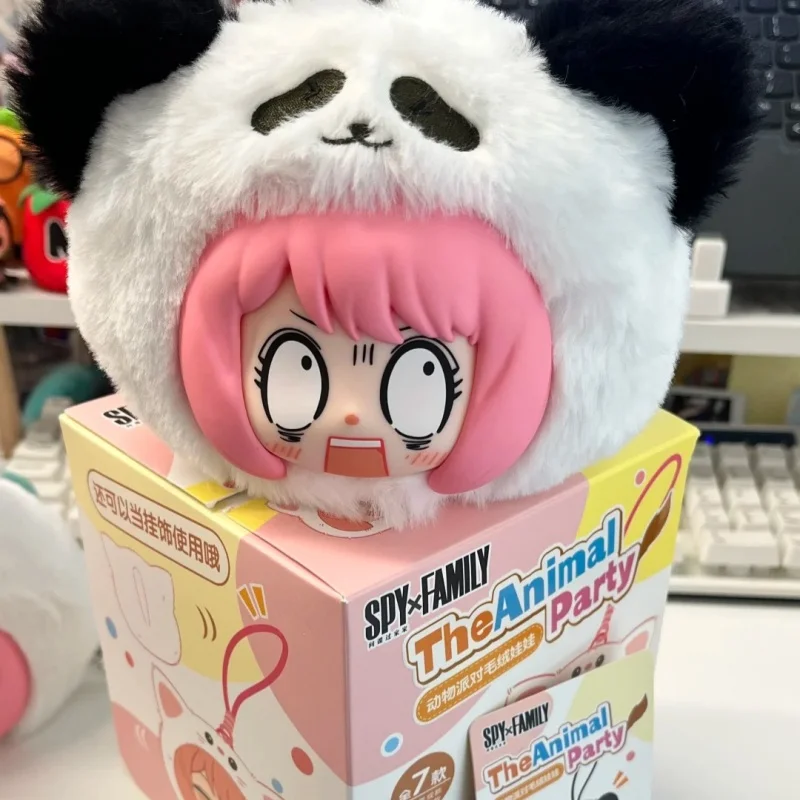 Шпионская семья Аня, вечеринка с животными, загадочная коробка, кукла, игрушка, украшения для комнаты для девочек, модная слепая коробка, игрушки, мягкий подарок-сюрприз