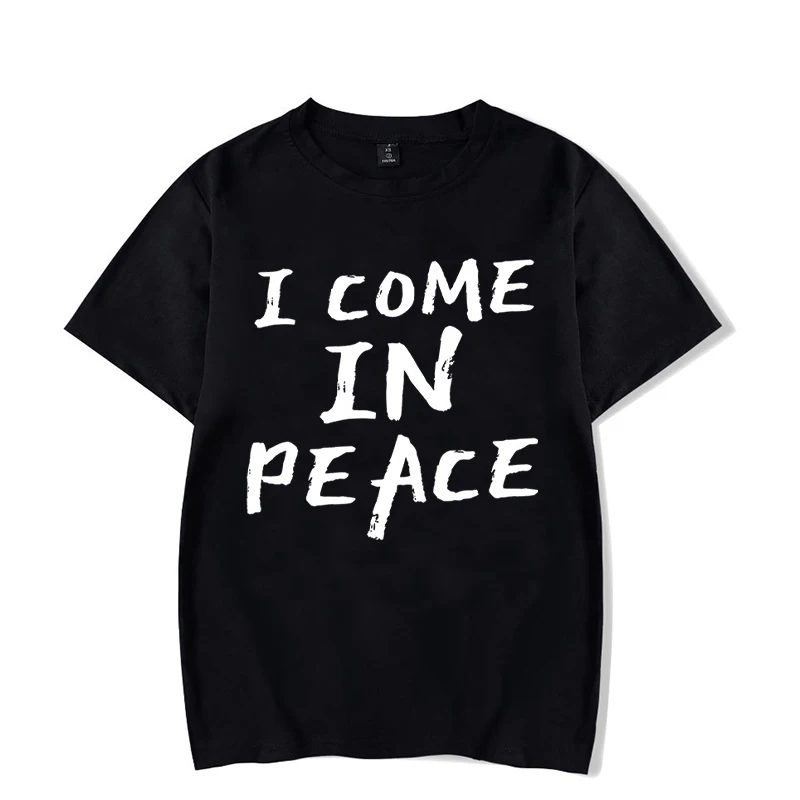I Come in Peace I'm Peace Vintage Funny Matching Couples T-Shirt Men Women Short Sleeve Fashion Casual Streetwear Lover Tshirt