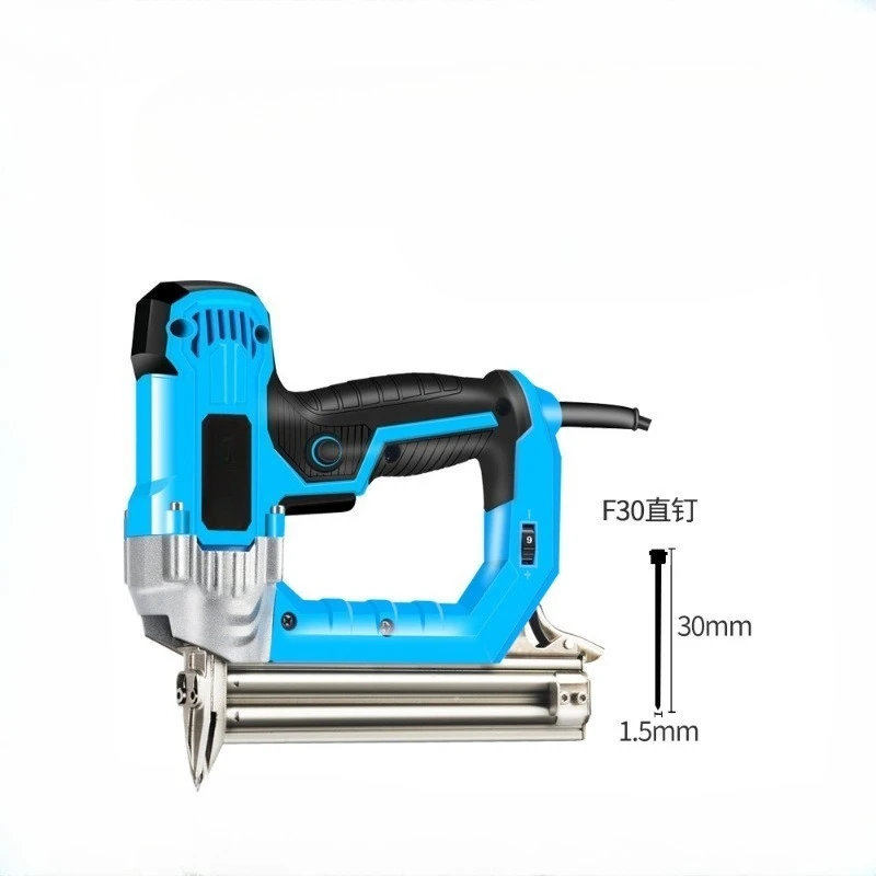 

Nailer Air Nail Gun Electric F30 Straight Nail Grab Steel Row Nail Special for Steam Ding Electricians