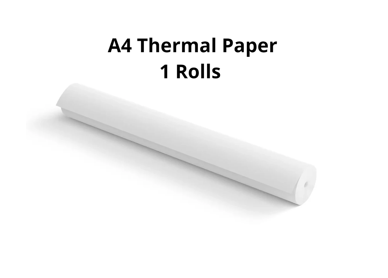 1 Rolls Thermal Paper A4 210mm Width Diameter 30mm Waterproof Oil resistant Continuous Paper Roll for A40 /A4 Thermal Printer