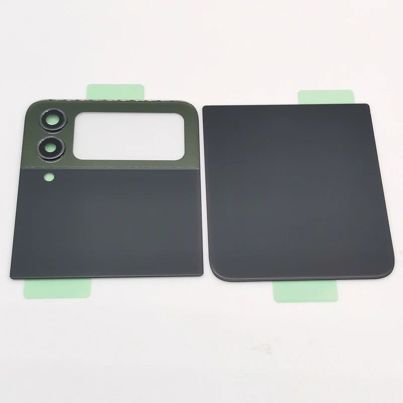 Back Battery Cover for Samsung Galaxy Z Flip 4, Rear Door Housing Cover, Replacement with Camera Lens