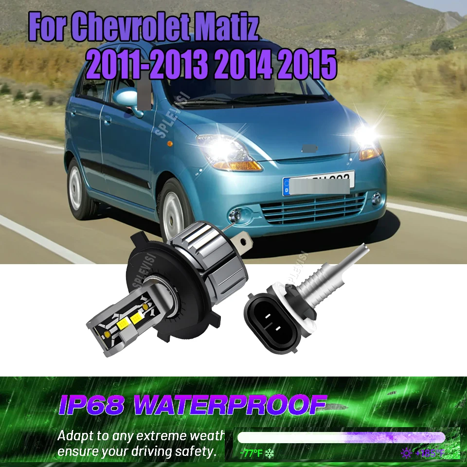 

H4 881 LED CSP Bright White Headlight Fog Light 889 Essential Replacement Part For Chevrolet Matiz 2011 2012 2013 2014 2015
