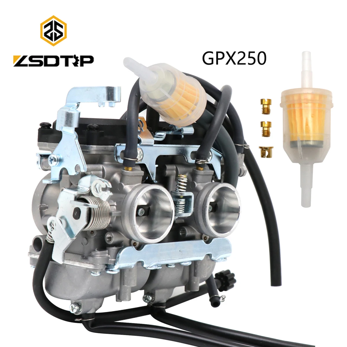 ZSDTRP Carburetor Carb fit for Kawasa GPX 250 GPX 400 ZZR 250 EX 250 M576-A055-TI Ninja 250R 1988-2007 Motorcycle Accessories