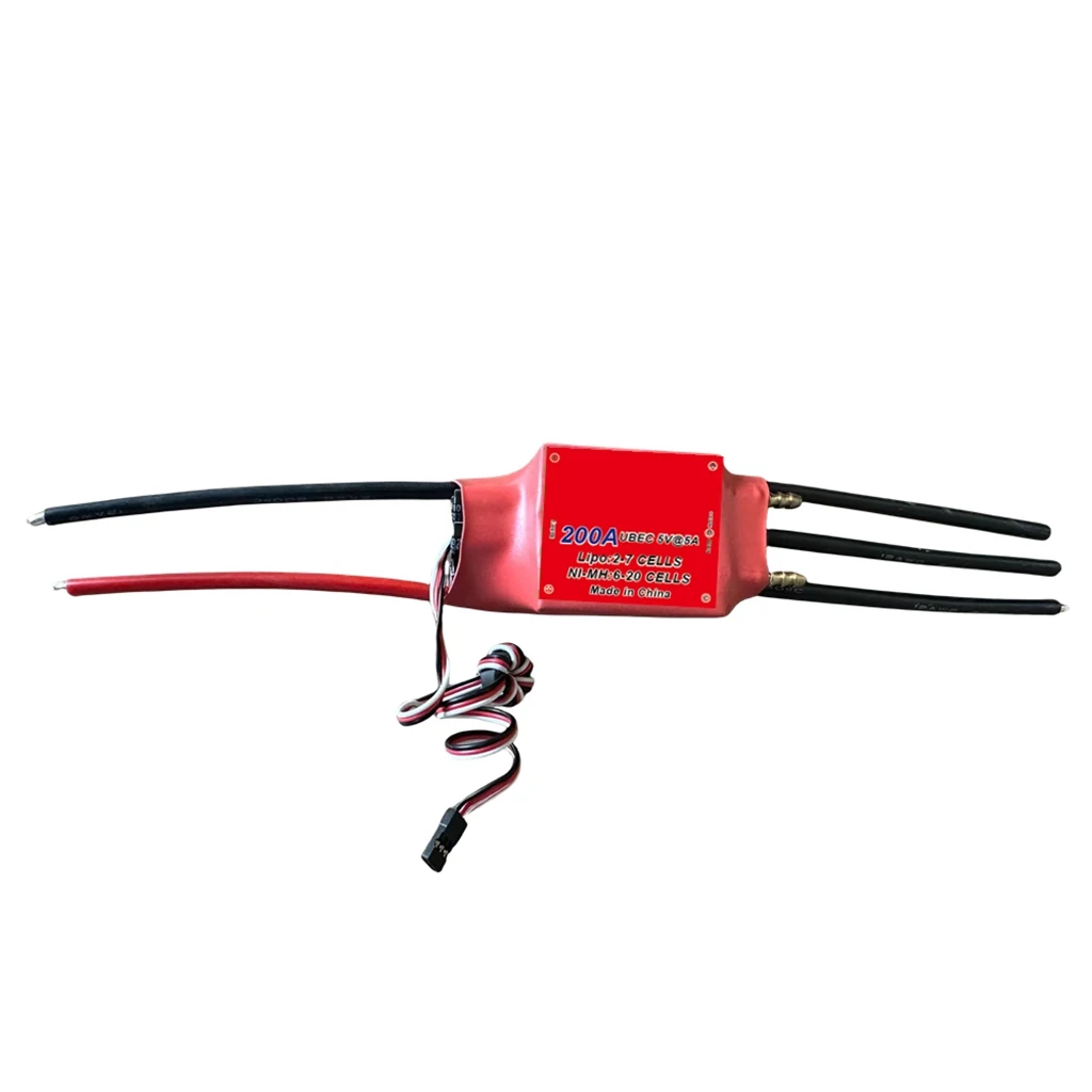 ESC 80A 120A 200A 3-7S Bidirectional Water-Cooled brushless ESC Two-Way ESC for RC Ship Underwater Propeller Boat