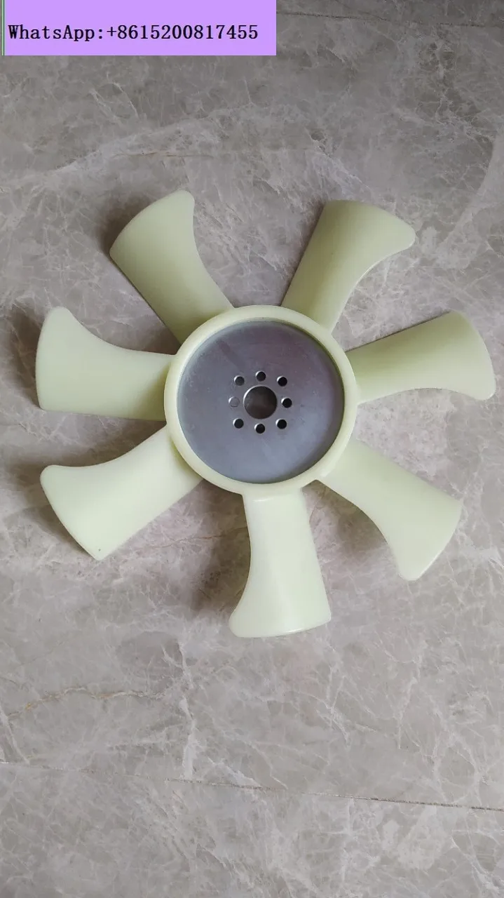 

Construction vehicle engine 4JB1 fan blade, excavator accessories for SK60-3 /excavator fan blade