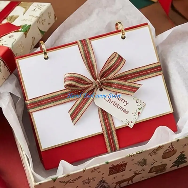 

H37F Professional Sublimation Blank Calendar with 14 White Pages for Heat Transfer Applications Photo Gifts Office Decoration