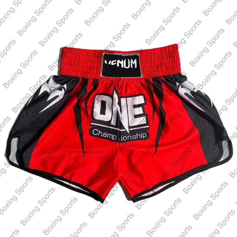 

MMA Boxing Shorts Men's Thai Fight Sanda Pants Combat Training Pants Sports High Waist Fitness Shorts