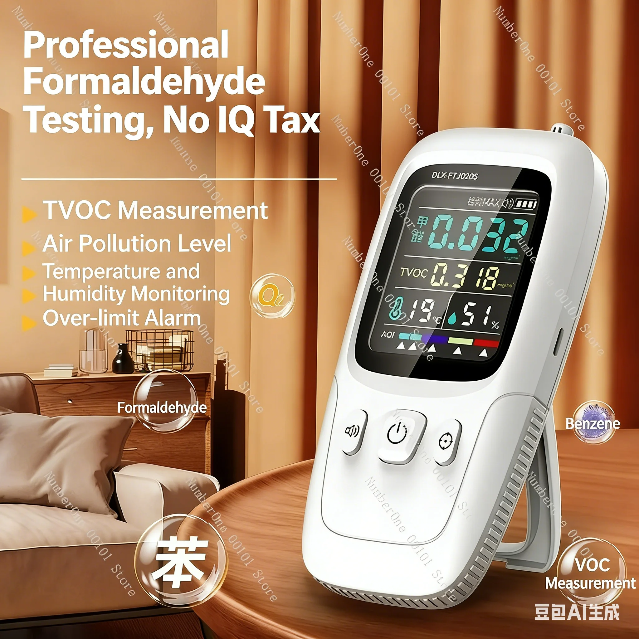 

Высокоточный детектор формальдегида, профессиональный прибор для измерения качества воздуха в домашних условиях