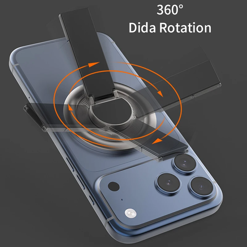 

Mobile Phone Adjustable Strong Magnetic Holder for Magsafe Rotatable Folding Portable Support for iPhone 17 16 Pro Max Samsung