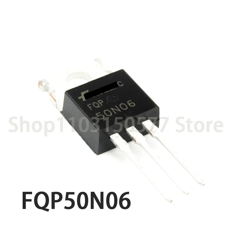 10piece FQP50N06 MOS 50N06 50A 60V TO-220