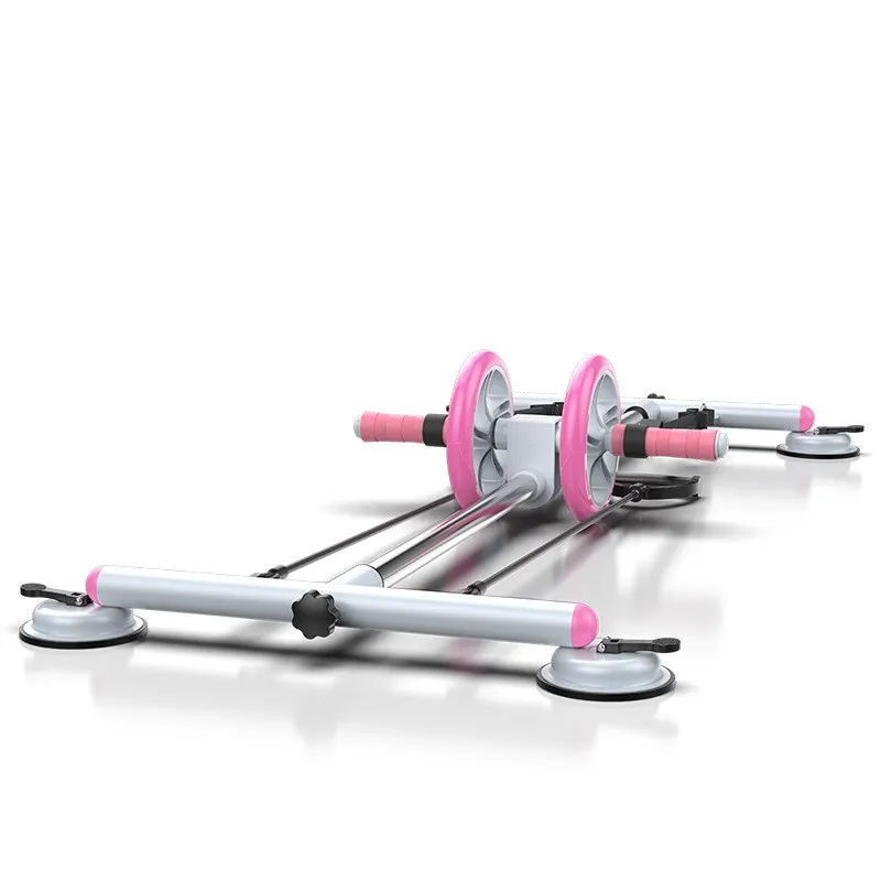 2022 New Designs Home Gym 6 in 1 Multi-functional Abdominal Training AB Wheel Roller Fitness Equipment Body Building