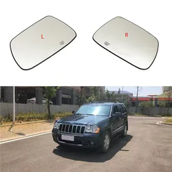 Car left and right heated rear view mirror glass fit Jeep Grand Cherokee 2005 2006 2007 2008 2009 2010 5142875AA 5142874AA