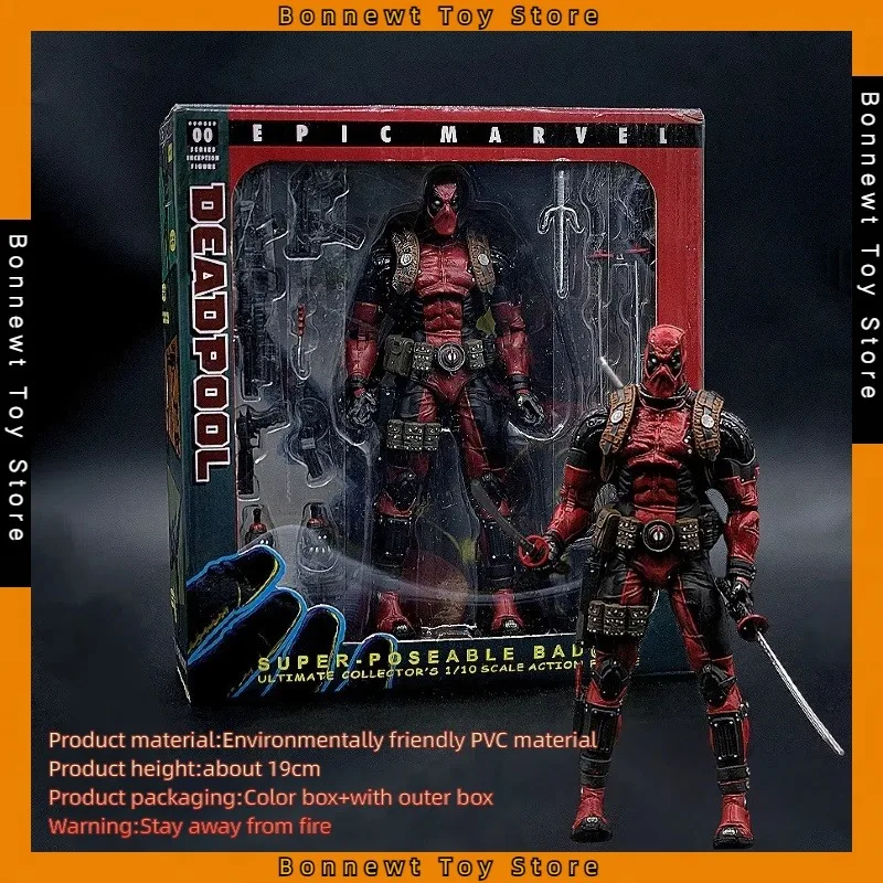 

New 19cm Deadpool Action Doll Neca X-Men Superhero Deadpool Doll Ultimate Collection Model Toy Doll Birthday Gift For Friends