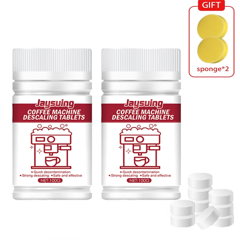 Coffee Machine Descaling Tablets Quick Decontamination for Boiling Kettle Teapot Steamer Scale Citric Acid Cleaning Agent Tablet