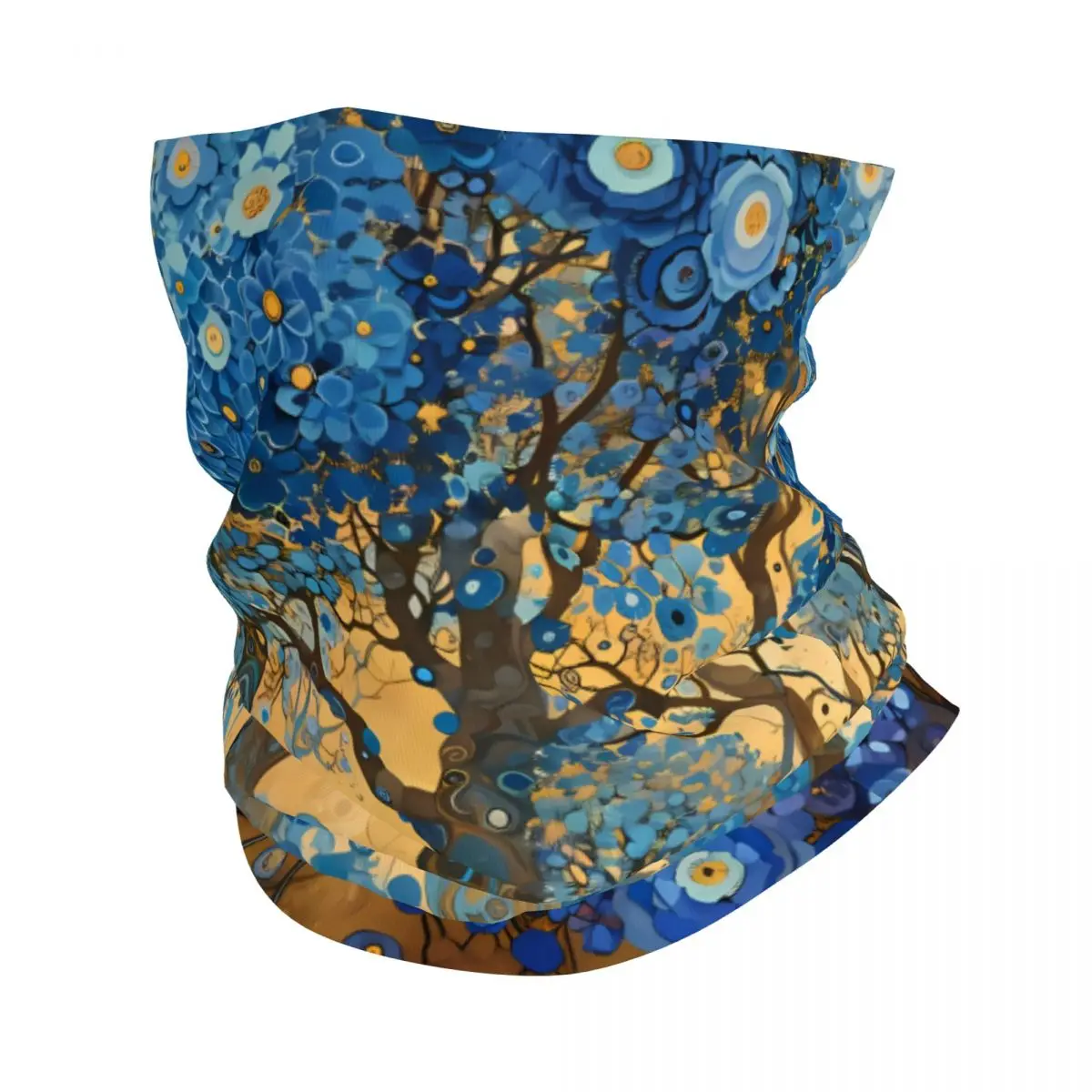 Gustav Klimt Painting Art Scarf Neckerchief Neck Face Mask Polyester