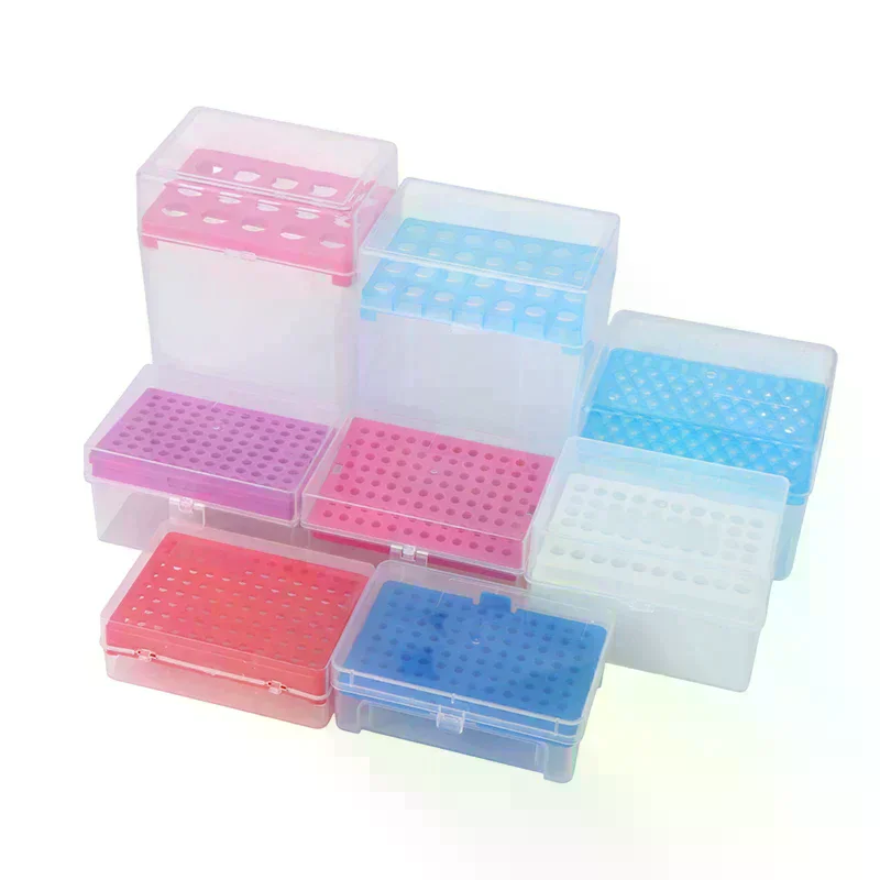 10ul/200ul/1ml/5ml/10ml Plastic Laboratory Pipettor Tip Box For Experiment Pipette Tip Holder Box Micropipette Plastic Box