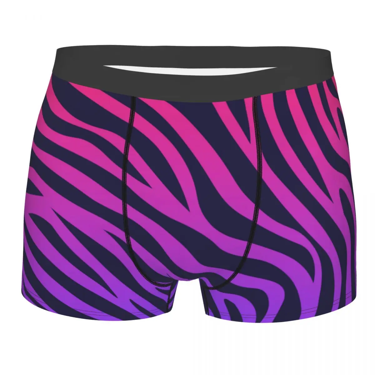 

Custom Novelty Colorful Tiger Zebra Skin Pattern Boxers Shorts Panties Male Underpants Breathable Briefs Underwear