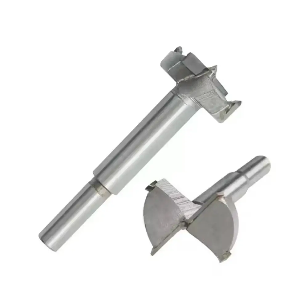 5PCS 15-100mm Wood Hole Saw Kit HSS Bi-Metal Arbor Drill Bit for Door Lock Cabinet Plywood Cutting with Pilot & Teeth Cleaner