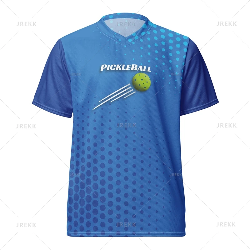 Men's 3D Printed Pickleball T-shirt Summer Spring Sports T Shirt Fitness Novelty Short Sleeves Quick Dry Workout Tee Tops