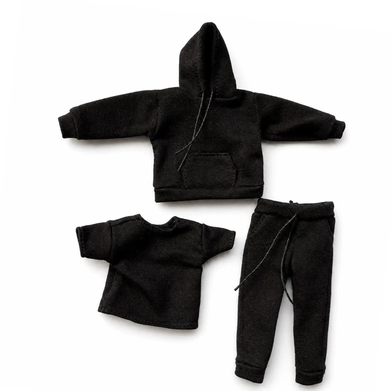 6 Inch Action Figure Clothes Mini Figure Sweatshirt Set Fabric Sportswear Outfit for