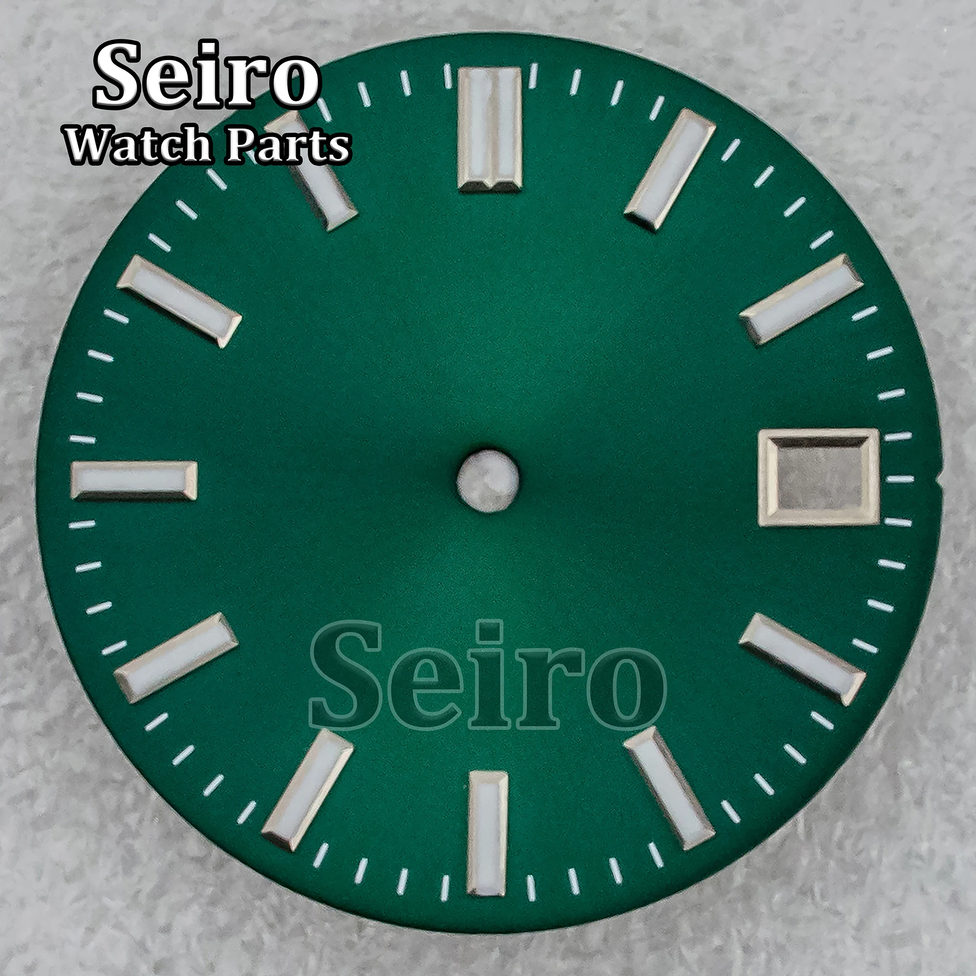 28.5MM NH35 Dial Sun Stripe Watch Face Green Luminous Green Black Blue White Watch Parts for Datejust NH36 Automatic Movement