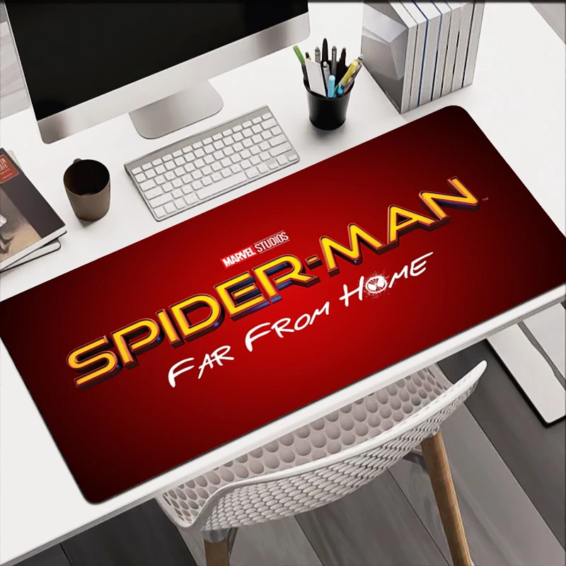 Colorful Mousepad Spider Man Computer Mouse Pads Keyboard Pad 80x30 Office Carpet Table Mat Desktop Waterproof Soft Mouse Pad